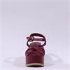 Marco Moreo Buenos Aires Platform Sandal - Burgundy Leather